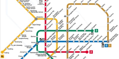 Карта метро ў Тайвані