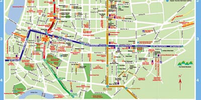 Турыстычныя славутасці Тайбэй карце